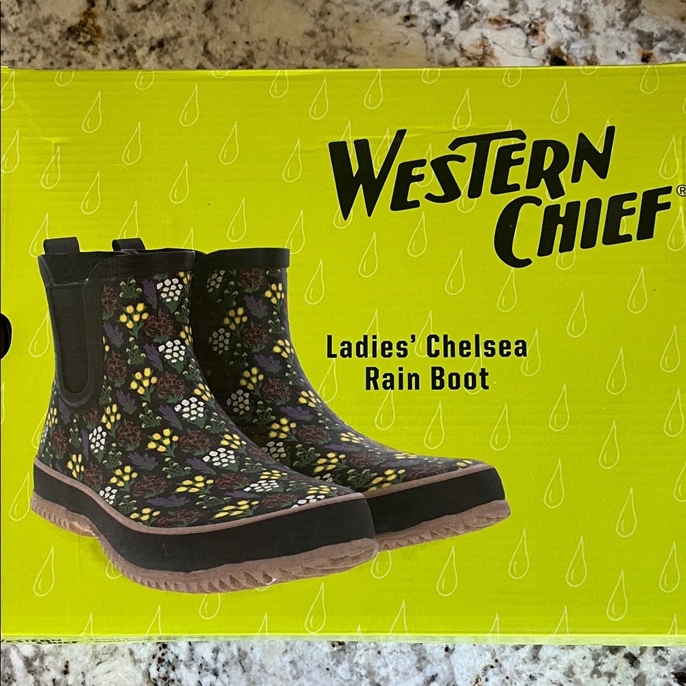 Western Chief size 9 women’s floral rain boots